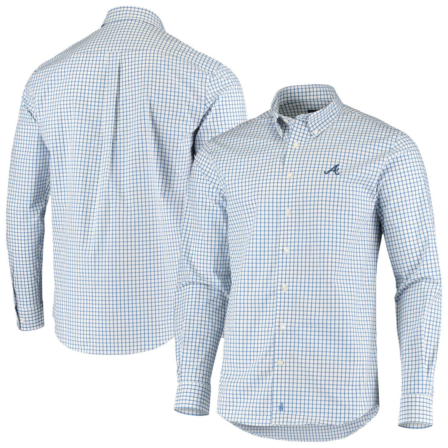 braves button down shirt