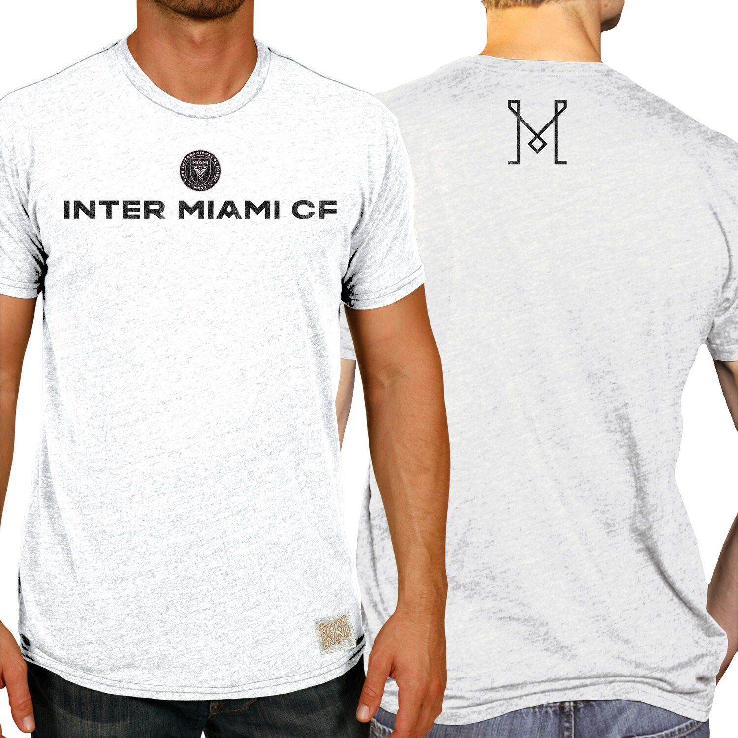 Image for Unbranded Men's Original Retro Brand White Inter Miami CF Tri-Blend T-Shirt at Kohl's.