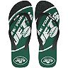 New York Jets Big Logo Flip Flop Sandals