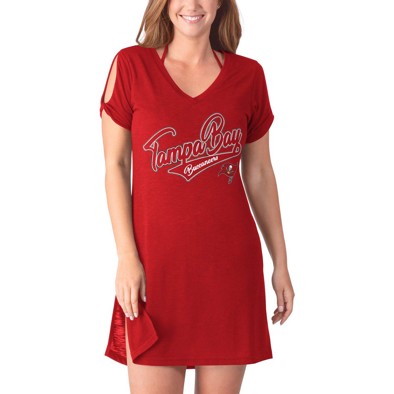 red cover up swimwear