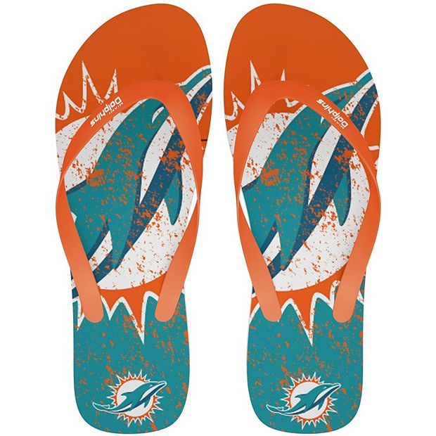 Miami Dolphins NFL Mens Moccasin Slippers