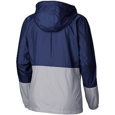 Women's Columbia Navy/Gray Sporting Kansas City Flash Forward Team Windbreaker Jacket