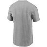 Men's Nike Heathered Gray New Orleans Saints Split T-Shirt