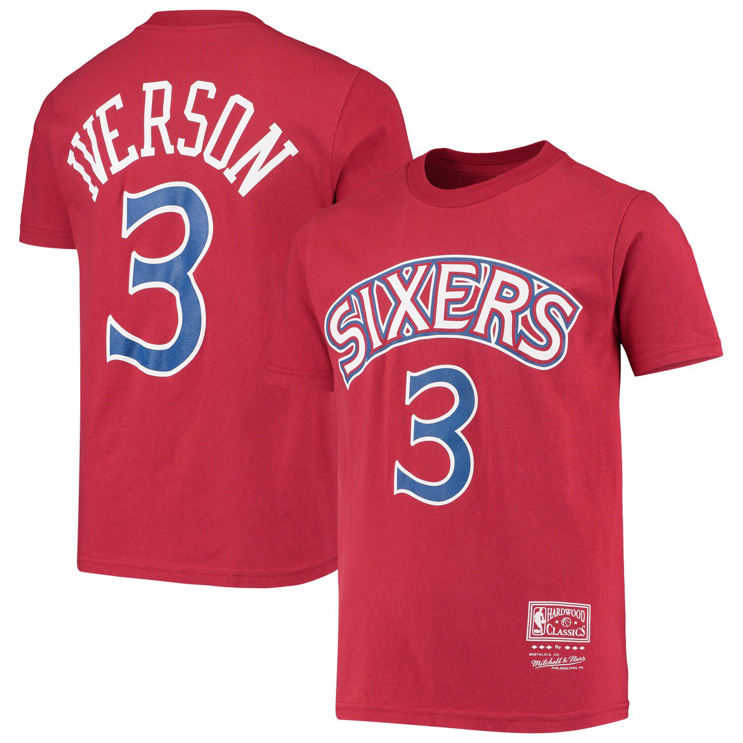 allen iverson red jersey