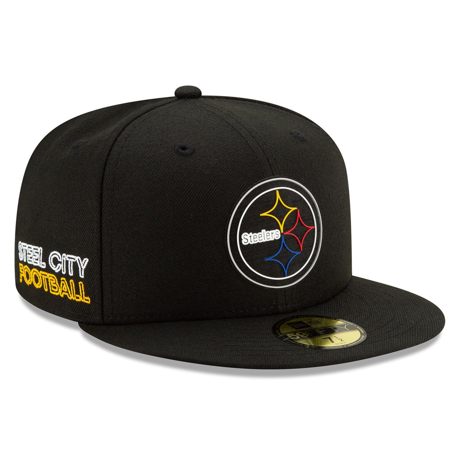 steelers flat bill hats