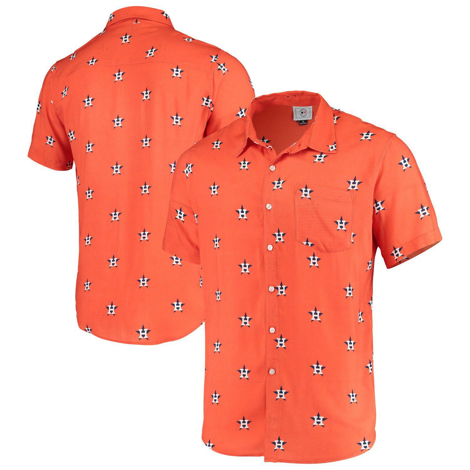 columbia sportswear men's houston astros tamiami short sleeve shirt