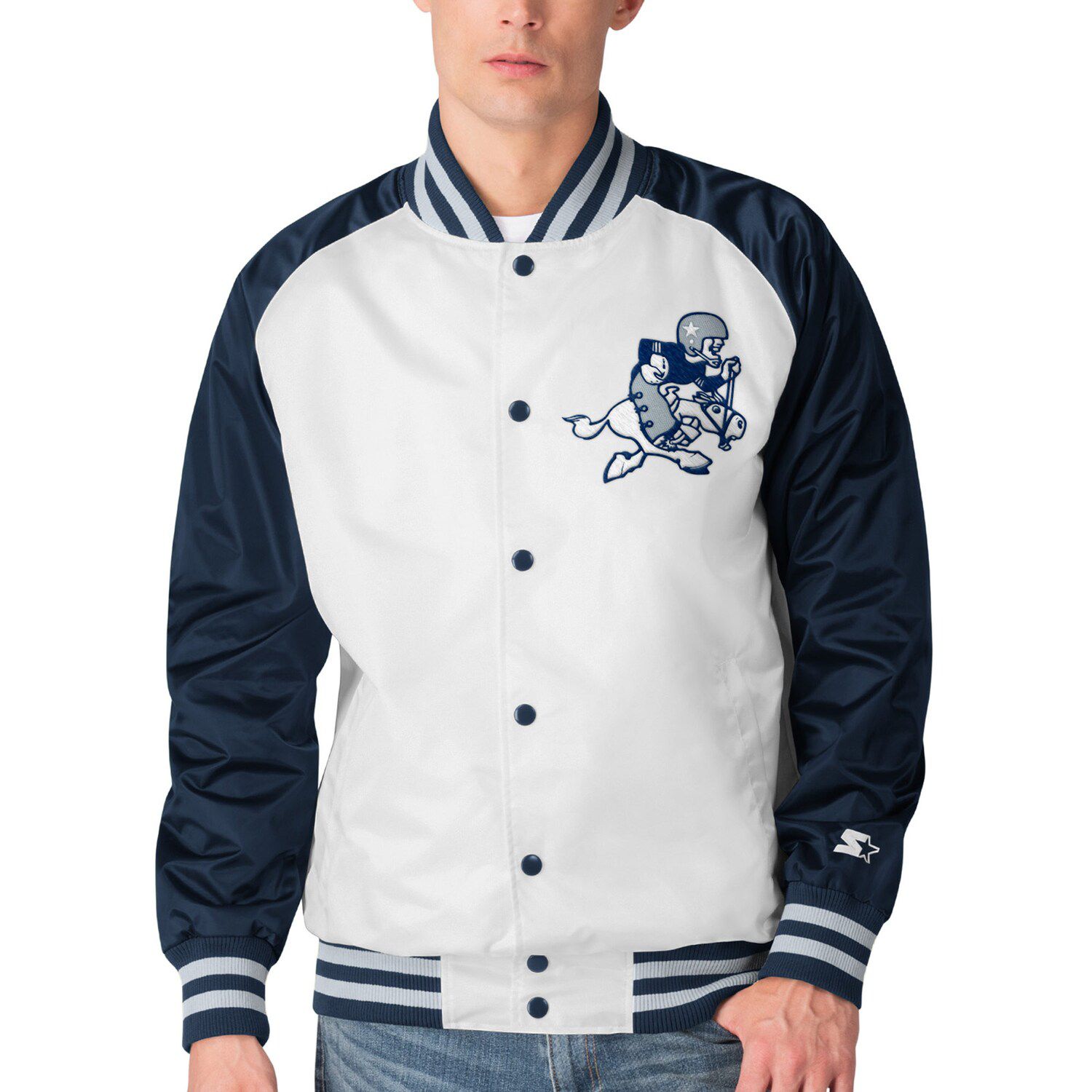 mens dallas cowboys starter jacket