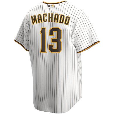 Men's Nike Manny Machado White San Diego Padres Home Replica Player Jersey