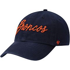 Men's '47 Navy/Natural Denver Broncos Notch Trucker Clean Up Adjustable Hat