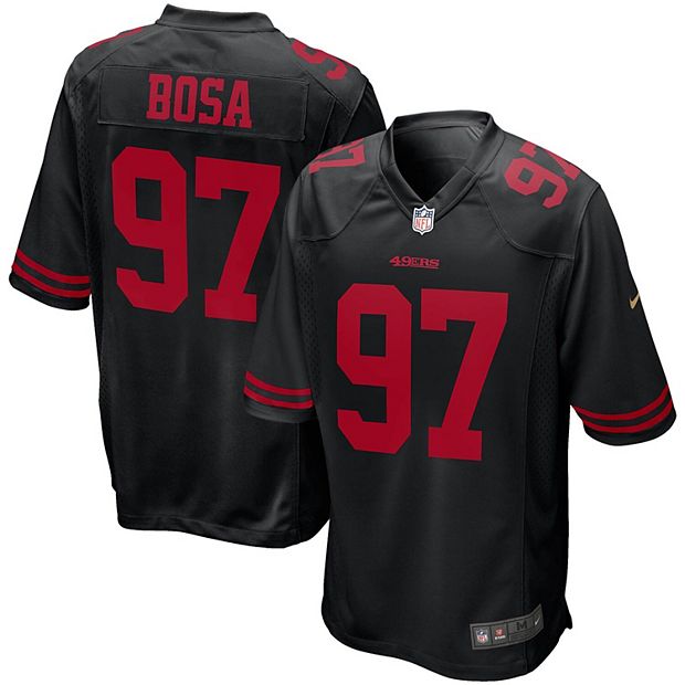 Men's Nike Nick Bosa Black San Francisco 49ers Game Jersey