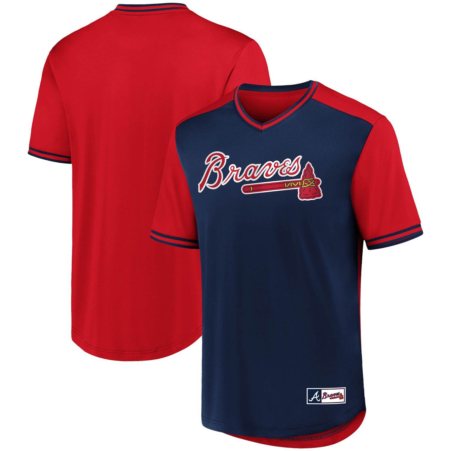 navy braves jersey