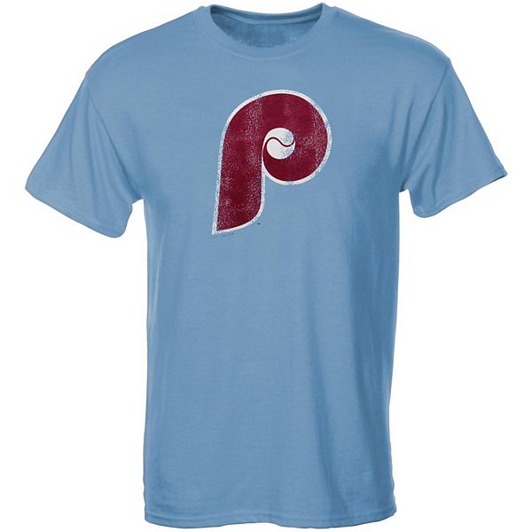 Philadelphia Phillies Youth Cooperstown T-Shirt - Light Blue
