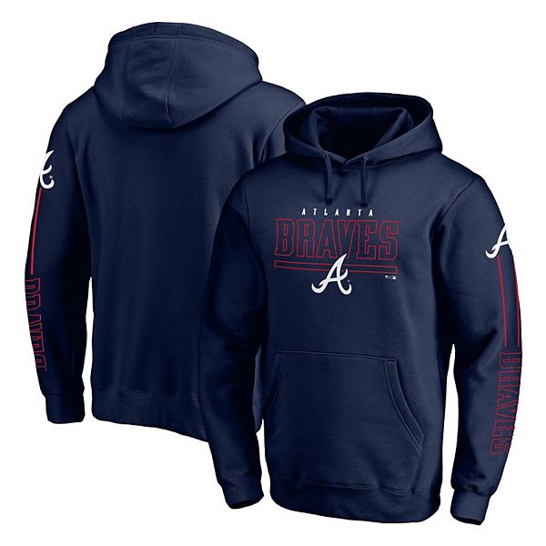 Atlanta Braves Fanatics Branded Team Front Line Long Sleeve T-Shirt - Navy