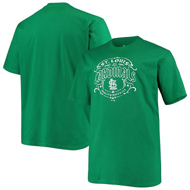 Men's Kelly Green St. Louis Cardinals Big & Tall St. Patrick's Day Celtic T- Shirt