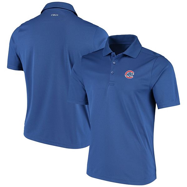 Chicago Cubs Cutter & Buck Advantage Tri-Blend Space Dye Mens Big and Tall  Polo - Cutter & Buck