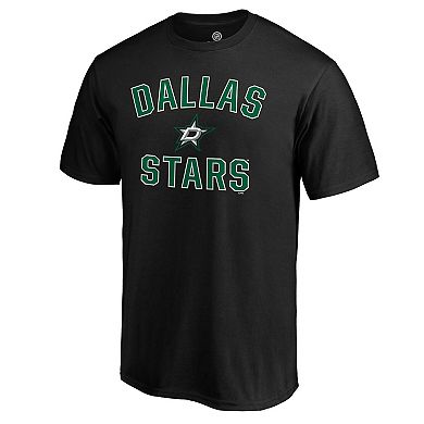 Men's Fanatics Branded Black Dallas Stars Team Victory Arch T-Shirt