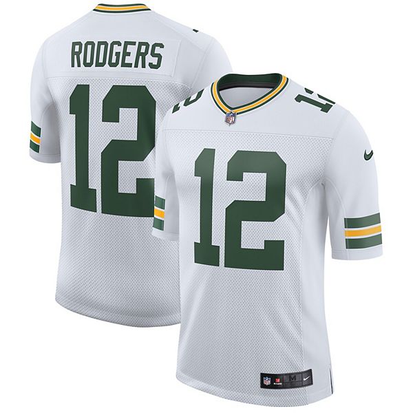 Men's Green Bay Packers Aaron Rodgers Nike White Classic Elite Player Jersey