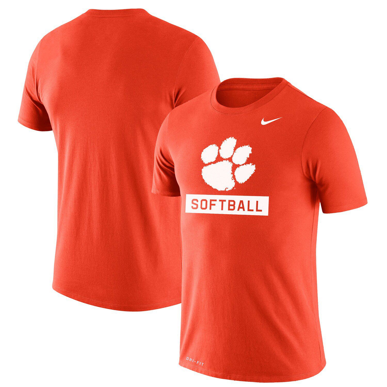 orange and red nike shirt