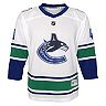 Youth Elias Pettersson White Vancouver Canucks 2019/20 Away Replica Player Jersey