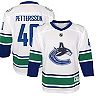 Youth Elias Pettersson White Vancouver Canucks 2019/20 Away Replica Player Jersey