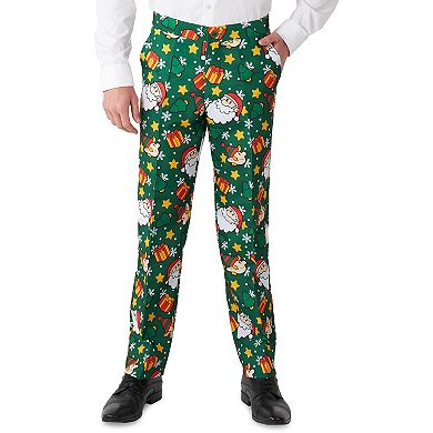 Men's Suitmeister Santa Elves Christmas Holiday Novelty Suit Set