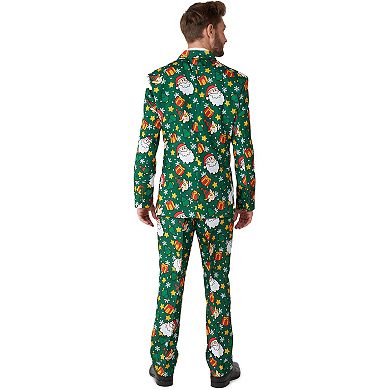 Men's Suitmeister Santa Elves Christmas Holiday Novelty Suit Set