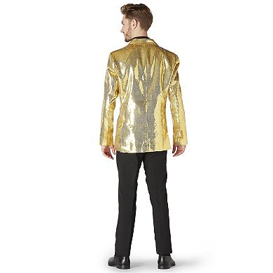 Men's Suitmeister Gold-Tone Sequin Novelty Blazer by OppoSuits