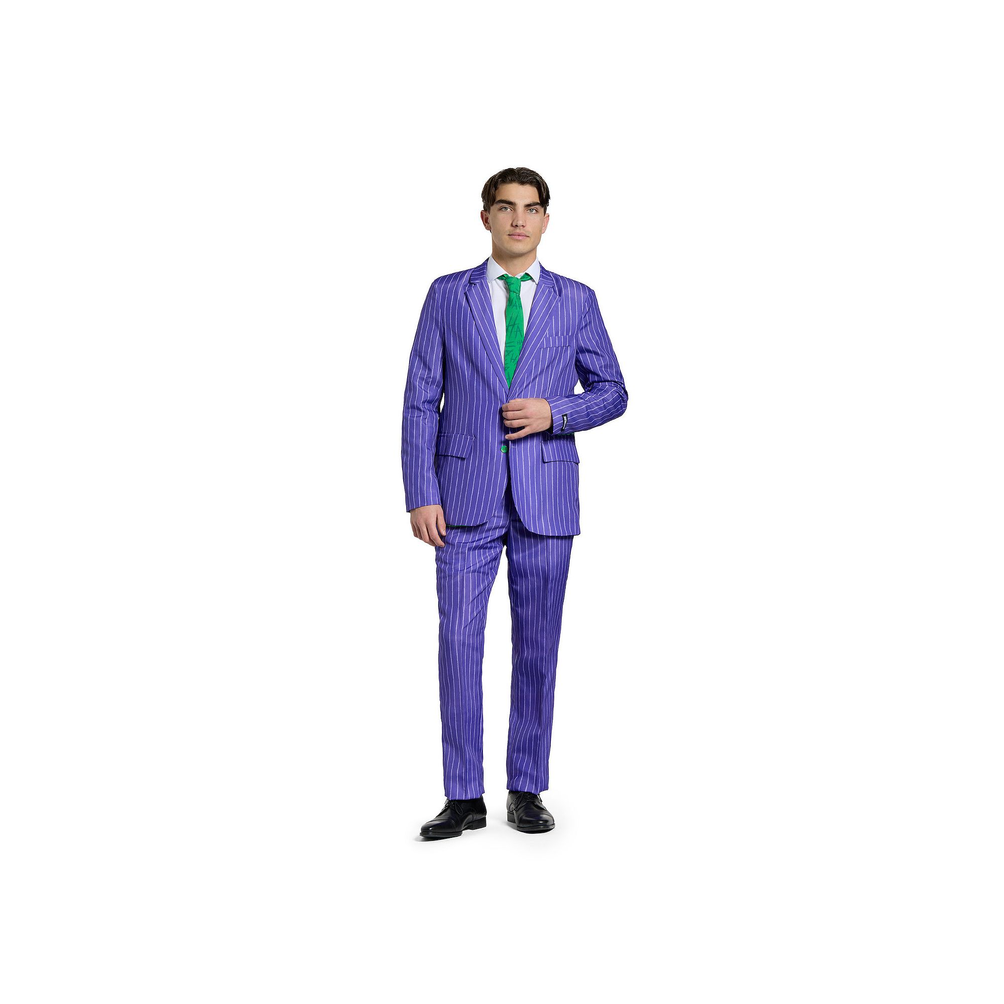 Mens Suitmeister Batman The Joker Slim-Fit Novelty Suit & Tie Set, Size: S