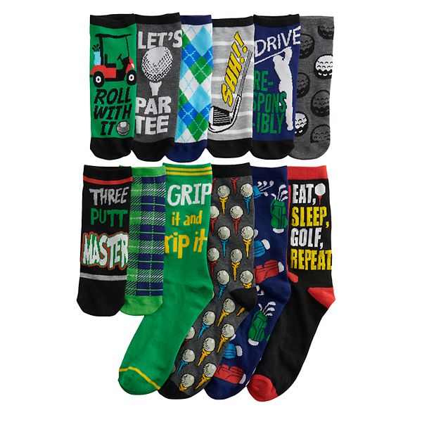 udarbejde græsplæne marked Men's 12 Days of Socks Golf 12-Pack Low-Cut Socks