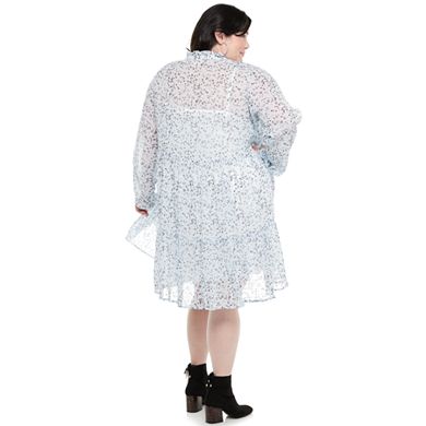 Plus Size EVRI™ Tiered Chiffon Dress