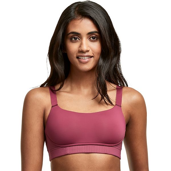 Maidenform Convertible Med Impact Wireless Sports Bra White 36B