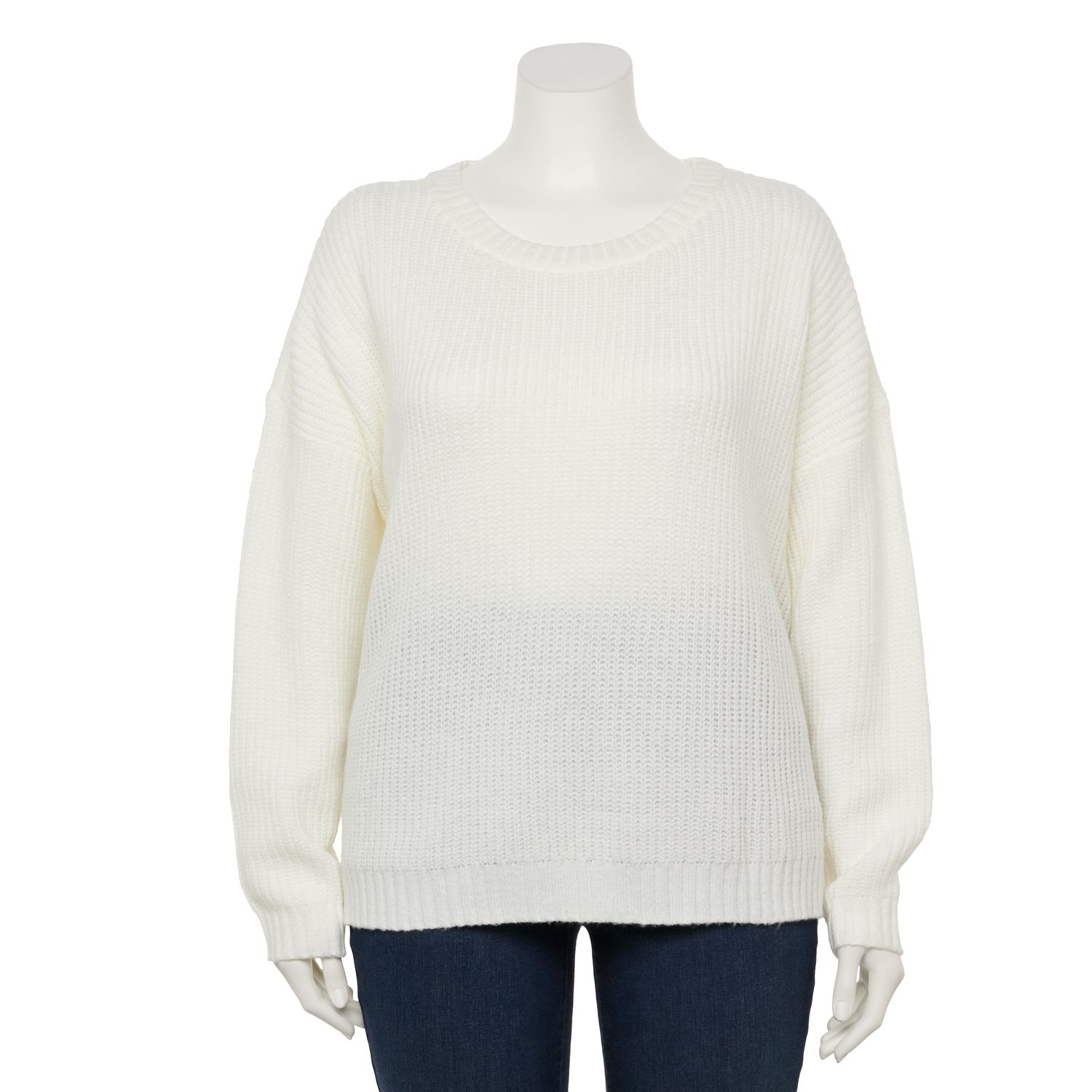 drop shoulder crewneck