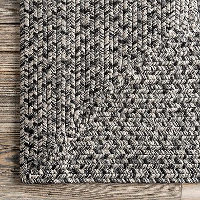 nuLOOM Jayda Braided Gradience Indoor/Outdoor Area Rug