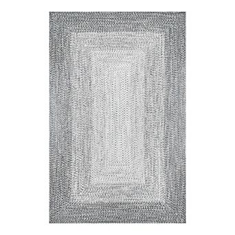 nuLOOM Jayda Braided Gradience Indoor/Outdoor Area Rug