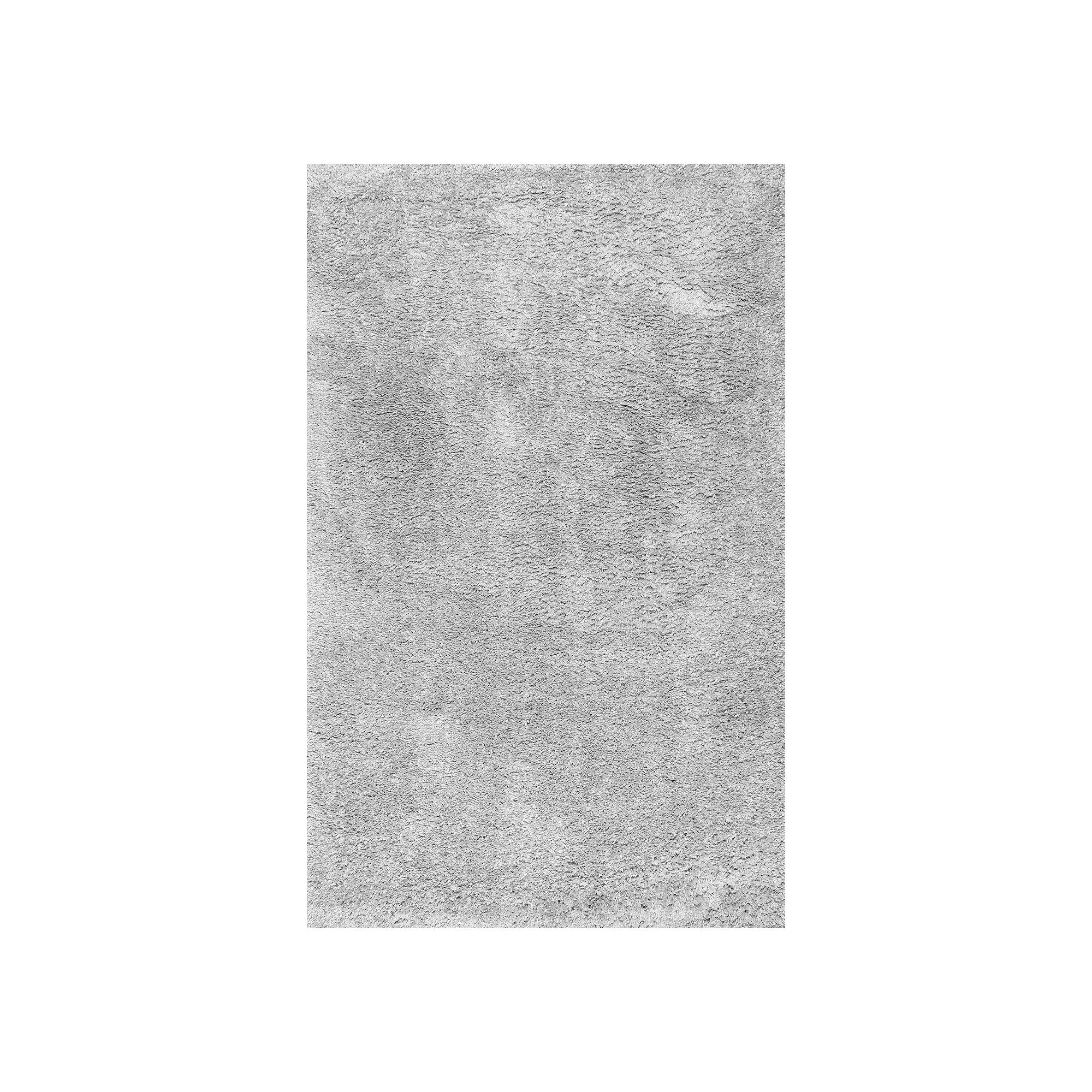 nuLOOM Kara Solid Shag Area Rug, Gray