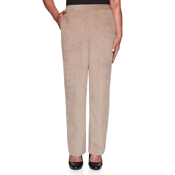 Petite Alfred Dunner Relaxed-Fit Corduroy Pants