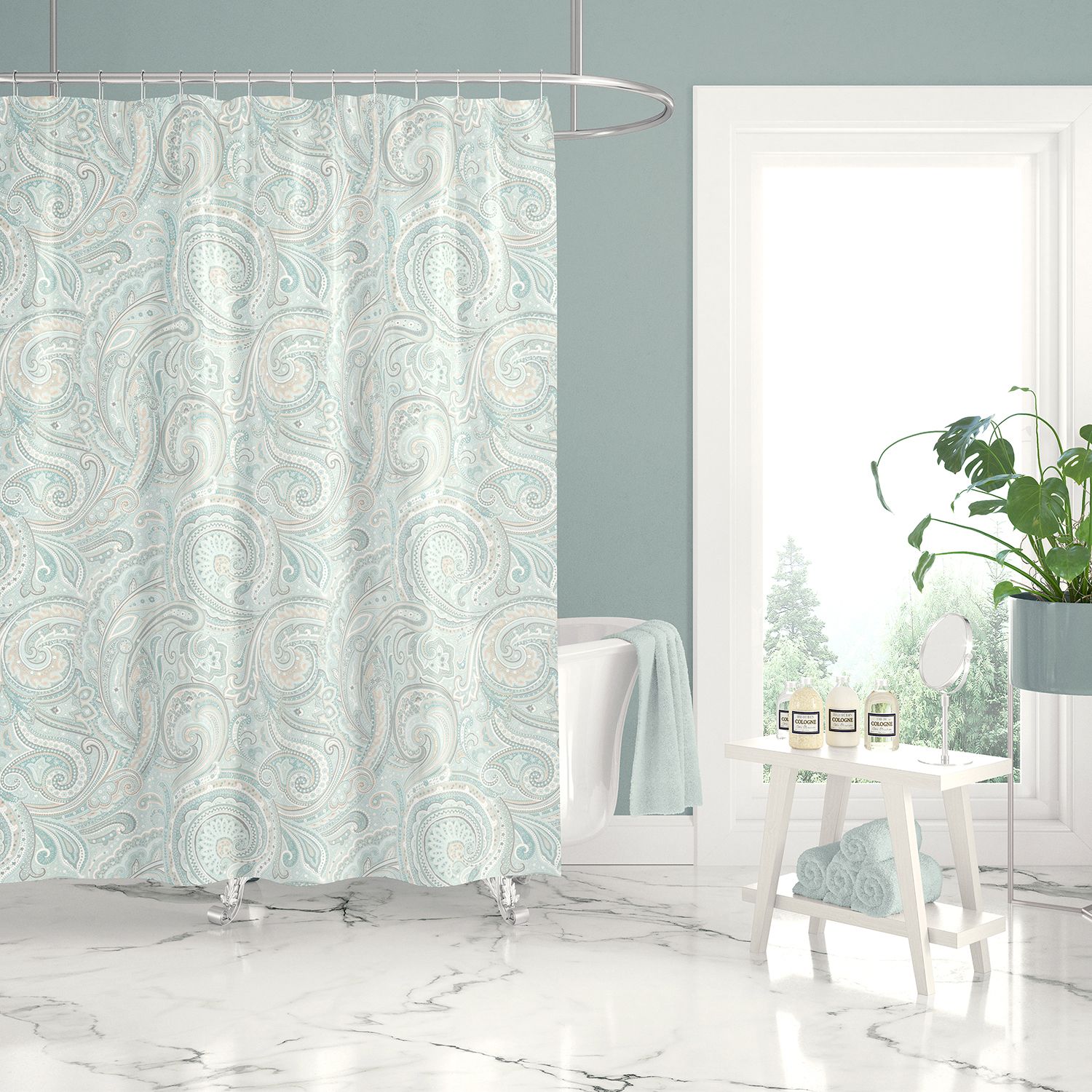 spa shower curtain