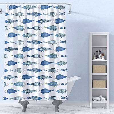 Levtex Home Catalina Fish Shower Curtain