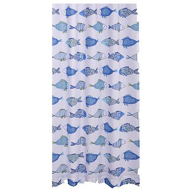 Levtex Catalina Fish Shower Curtain