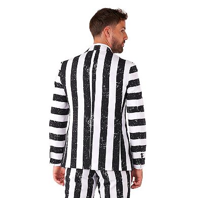 Men's OppoSuits Beetlejuice Slim-Fit Novelty Suit & Tie Set