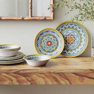 Certified International Portofino 12-pc. Melamine Dinnerware Set