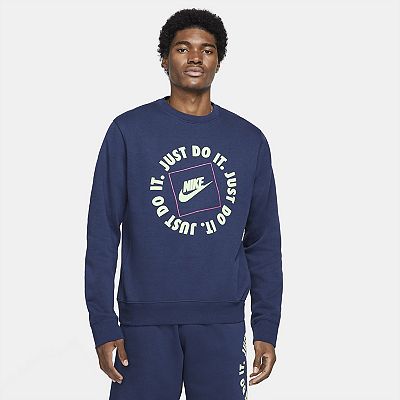 Nike just do it fleece crewneck online