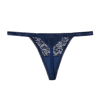 Juniors' SO® Lace G-String Panty SO67001