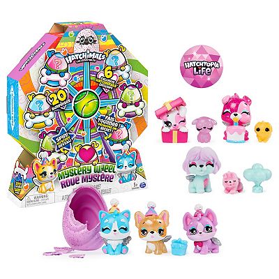 Hatchtopia Hatchimals CollEGGtibles Mystery Wheel with 20 Surprises to Unbox