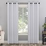 The Big One® 2-pack Kentfield Woven Texture Solid Room Darkening Window ...