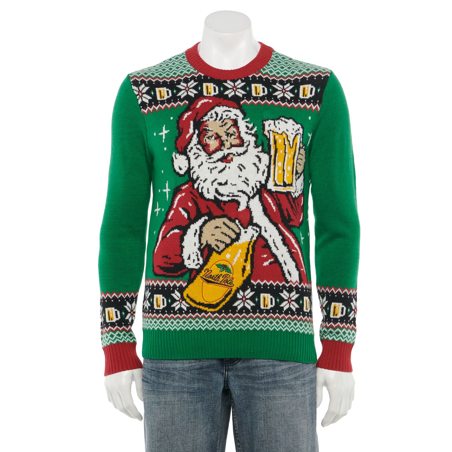 kohls santa sweater