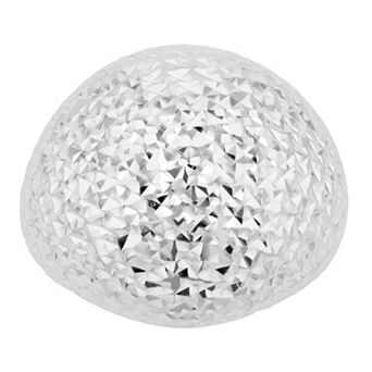 Sterling Silver Textured Dome Ring