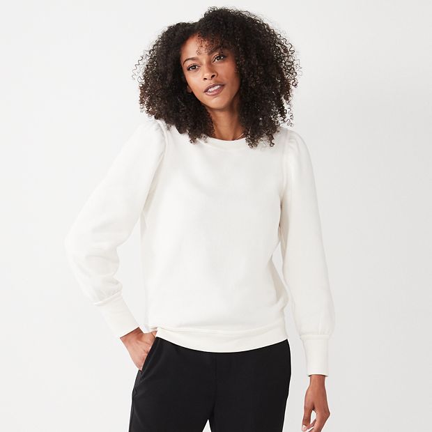 Kohls womens cheap crew neck sweatshirts