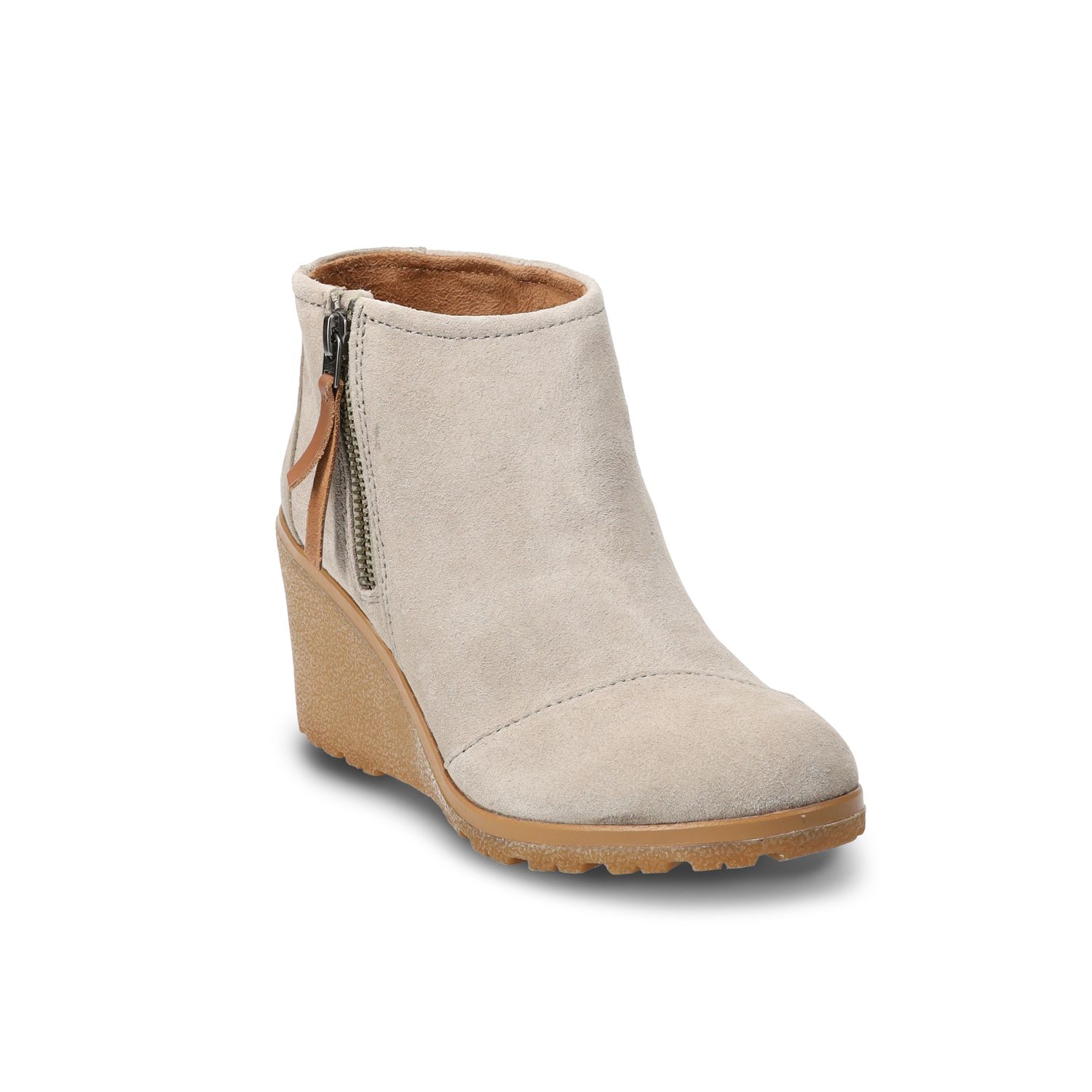 toms toffee microfiber women's avery booties