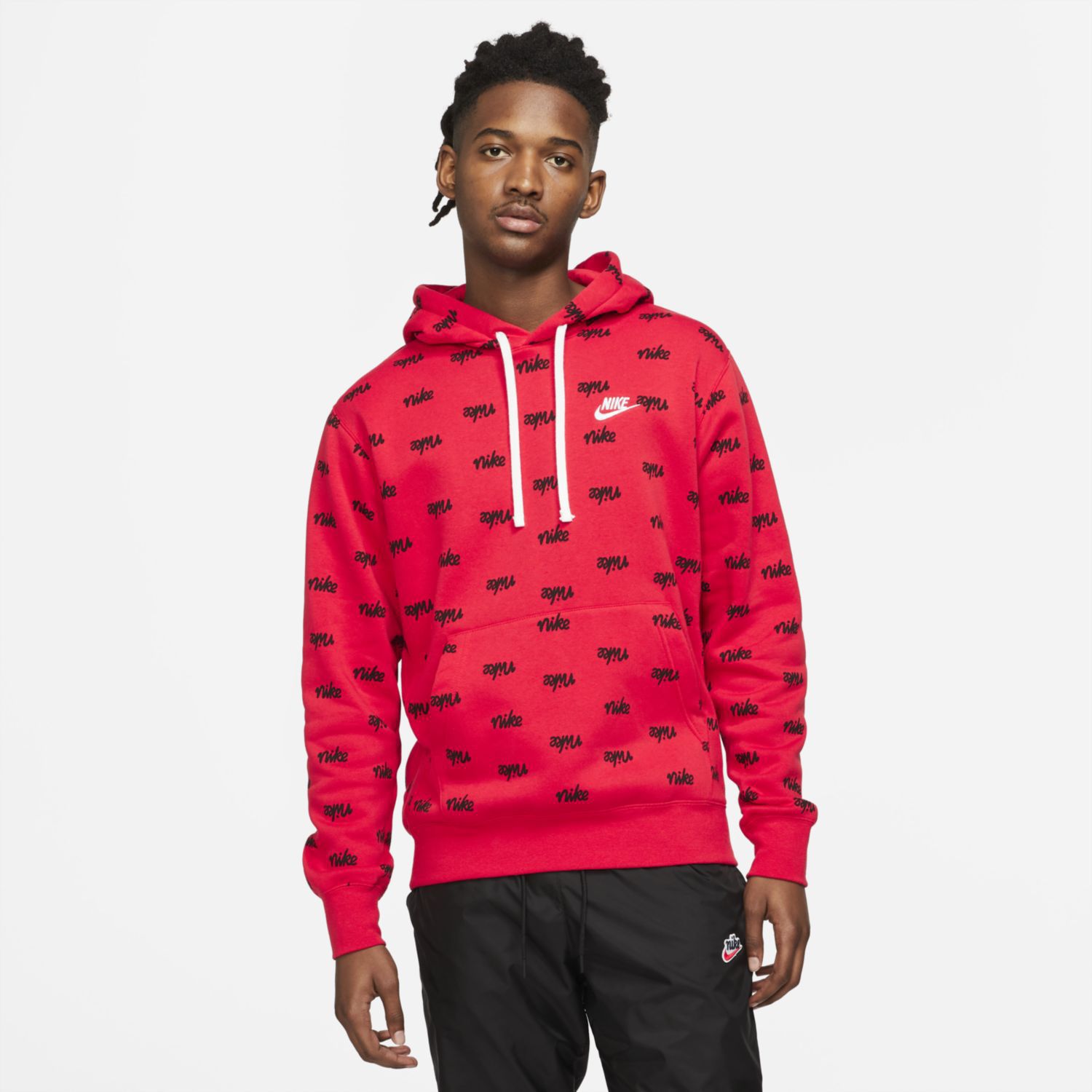 dark pink nike hoodie